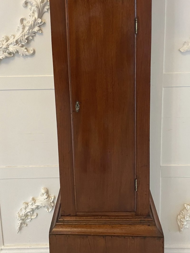 Antique George III 18th Century Quality Brass Faced 8 Day Longcase Clock by John Pollard of Crediton - Image 5